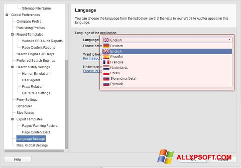 Screenshot Site-Auditor Windows XP